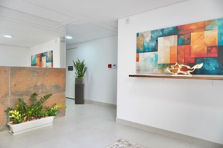 Apartamento para alugar com 130m², 2 quartos e 2 vagas Apartamento para alugar com 130m², 2 quartos e 2 vagasHall de entrada