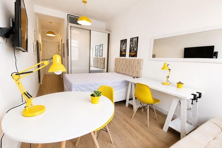Dormitório de apartamento para alugar com 1 quarto, 32m² em Bela Vista, São Paulo