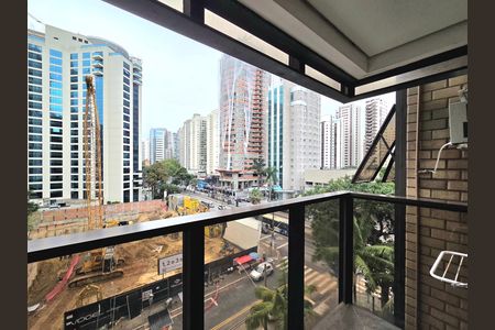 Studio para alugar com 37m², 1 quarto e 1 vagaVaranda