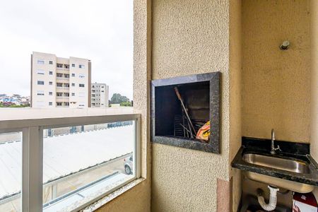 Sacada com Churrasqueira de apartamento à venda com 2 quartos, 54m² em Bacacheri, Curitiba