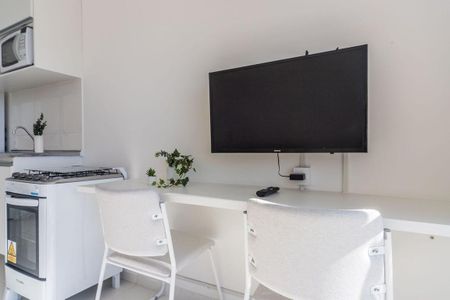 Studio para alugar com 28m², 1 quarto e sem vaga Studio para alugar com 28m², 1 quarto e sem vagaSala