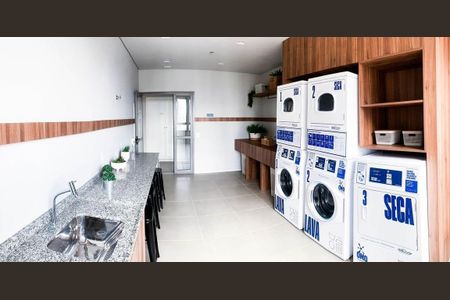 Lavanderia de kitnet/studio para alugar com 1 quarto, 29m² em Penha de França, São Paulo