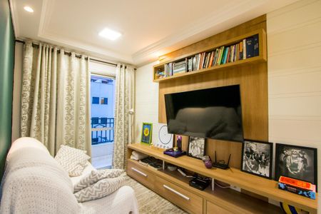 Sala de apartamento à venda com 2 quartos, 59m² em Vila Príncipe de Gales, Santo André