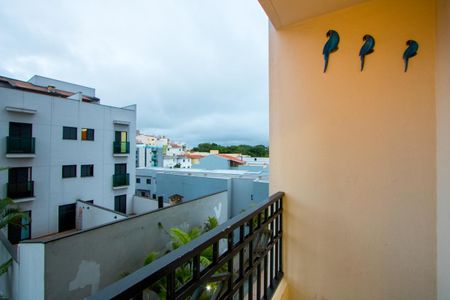 Varanda da sala de apartamento à venda com 2 quartos, 59m² em Vila Príncipe de Gales, Santo André