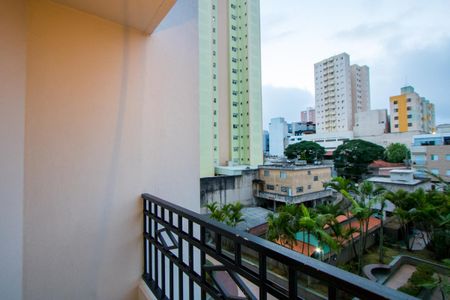 Varanda da sala de apartamento à venda com 2 quartos, 59m² em Vila Príncipe de Gales, Santo André