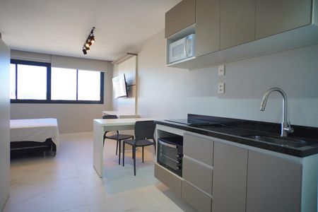 Studio para alugar com 29m², 1 quarto e sem vaga Studio para alugar com 29m², 1 quarto e sem vagaCozinha