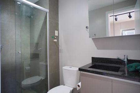 Studio para alugar com 29m², 1 quarto e sem vaga Studio para alugar com 29m², 1 quarto e sem vagaBanheiro