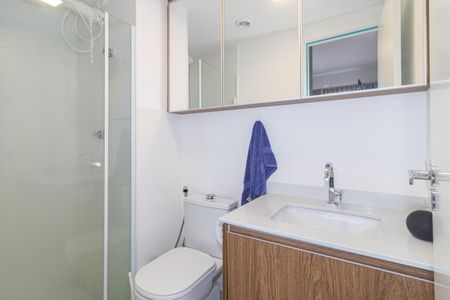 Studio para alugar com 27m², 1 quarto e sem vaga Studio para alugar com 27m², 1 quarto e sem vagaBanheiro
