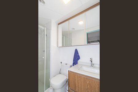 Studio para alugar com 27m², 1 quarto e sem vaga Studio para alugar com 27m², 1 quarto e sem vagaBanheiro