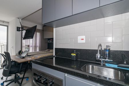 Studio para alugar com 27m², 1 quarto e sem vaga Studio para alugar com 27m², 1 quarto e sem vagaCozinha