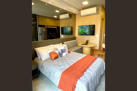 Studio à venda com 25m², 1 quarto e sem vaga Studio à venda com 25m², 1 quarto e sem vagaSala/Quarto