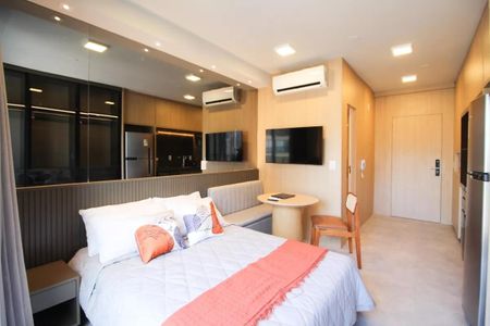 Studio à venda com 25m², 1 quarto e sem vaga Studio à venda com 25m², 1 quarto e sem vagaSala/Quarto