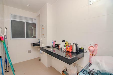 Apartamento à venda com 65m², 2 quartos e 1 vagaCozinha e Área de Serviço