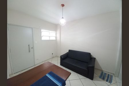 Sala de apartamento para alugar com 1 quarto, 45m² em Itararé, São Vicente