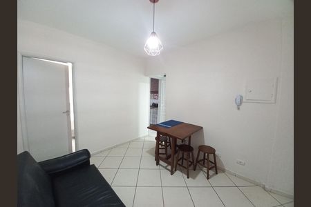 Sala de apartamento para alugar com 1 quarto, 45m² em Itararé, São Vicente