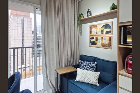 Sala de apartamento à venda com 1 quarto, 24m² em Vila Olímpia, São Paulo