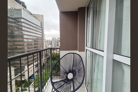 Varanda de apartamento à venda com 1 quarto, 24m² em Vila Olímpia, São Paulo