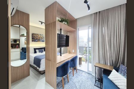 Sala de apartamento à venda com 1 quarto, 24m² em Vila Olímpia, São Paulo