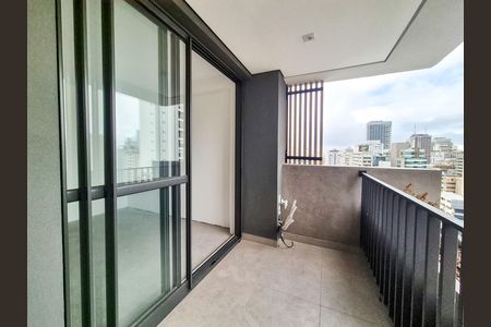 Varanda de apartamento à venda com 1 quarto, 36m² em Consolação, São Paulo