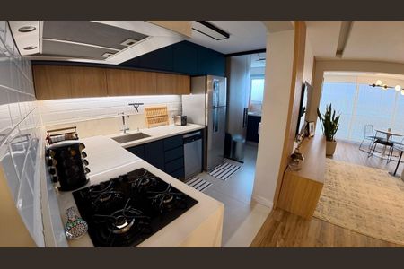 Cozinha de apartamento à venda com 2 quartos, 87m² em Jardim Caboré, São Paulo