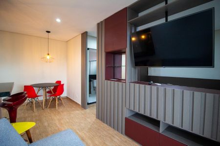 Sala de apartamento para alugar com 1 quarto, 56m² em Jardim America, Sorocaba