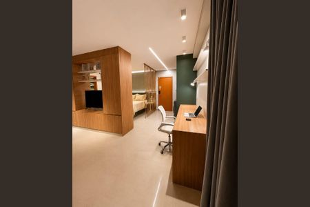 Sala de apartamento para alugar com 1 quarto, 51m² em Setor Bueno, Goiânia