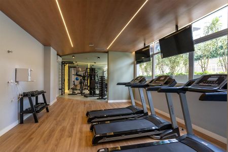 Studio à venda com 24m², 1 quarto e sem vaga Studio à venda com 24m², 1 quarto e sem vagaÁrea comum - Academia