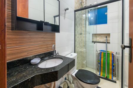 Casa de condomínio para alugar com 50m², 2 quartos e 1 vaga Casa de condomínio para alugar com 50m², 2 quartos e 1 vagaBanheiro
