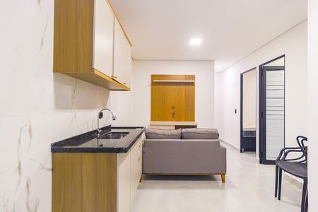 Cozinha de apartamento para alugar com 2 quartos, 44m² em Água Rasa, São Paulo