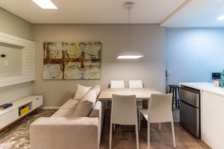 Sala de apartamento para alugar com 1 quarto, 40m² em República, São Paulo
