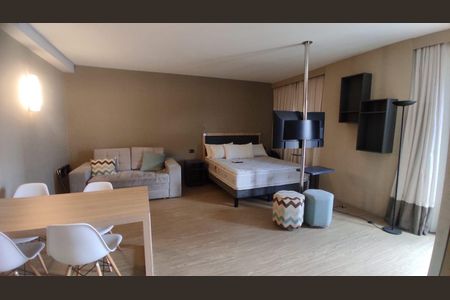 Sala de apartamento à venda com 1 quarto, 42m² em Alphaville, Barueri