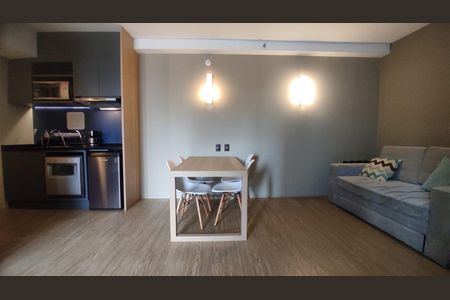 Sala de apartamento à venda com 1 quarto, 42m² em Alphaville, Barueri