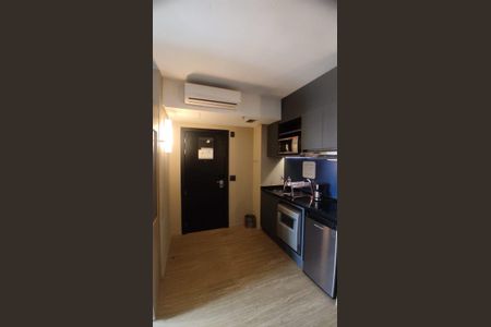 Cozinha de apartamento à venda com 1 quarto, 42m² em Alphaville, Barueri