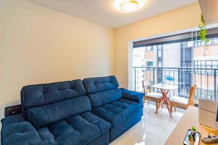 Sala de apartamento para alugar com 1 quarto, 35m² em Campo Belo, São Paulo