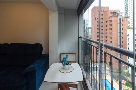 Varanda de apartamento para alugar com 1 quarto, 35m² em Campo Belo, São Paulo