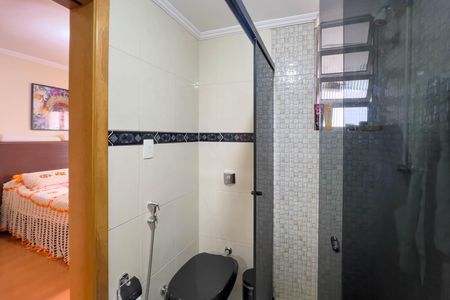 Banheiro do quarto 1 de apartamento à venda com 3 quartos, 100m² em Aclimação, São Paulo