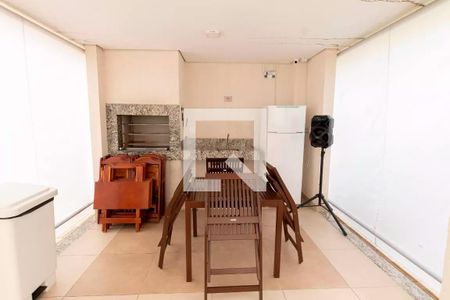 Área comum - churrasqueira de apartamento para alugar com 1 quarto, 31m² em Vila Ré, São Paulo