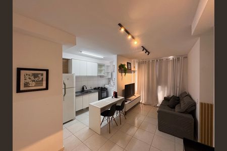 Sala de apartamento para alugar com 2 quartos, 55m² em Barra Olímpica, Rio de Janeiro