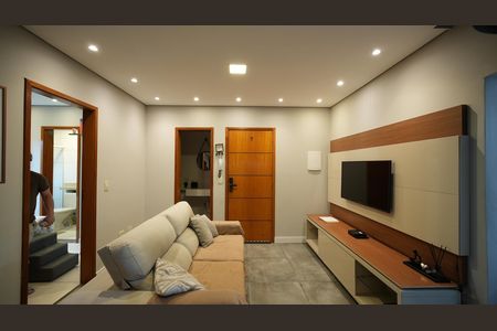 Sala de apartamento à venda com 2 quartos, 50m² em Vila Príncipe de Gales, Santo André