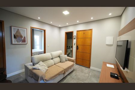 Sala de apartamento à venda com 2 quartos, 50m² em Vila Príncipe de Gales, Santo André