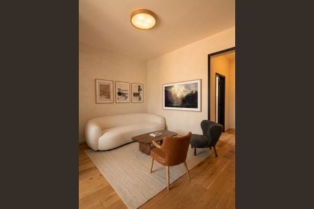 Sala  de apartamento à venda com 3 quartos, 90m² em Leblon, Rio de Janeiro