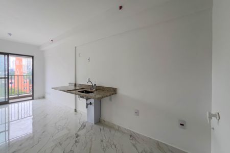 Studio à venda com 27m², 1 quarto e sem vagaCozinha e área de serviço 