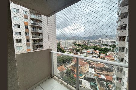 Varanda da Sala de apartamento para alugar com 3 quartos, 54m² em Todos Os Santos, Rio de Janeiro