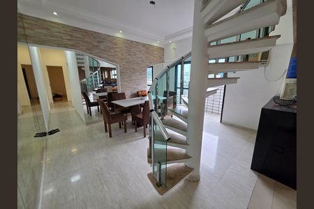Sala de apartamento para alugar com 3 quartos, 210m² em Canto do Forte, Praia Grande