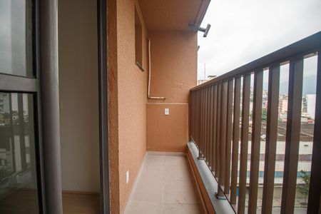 Varanda de apartamento à venda com 1 quarto, 32m² em Santo Cristo, Rio de Janeiro