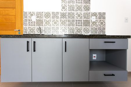 Cozinha - Armários de apartamento para alugar com 1 quarto, 50m² em Vila Gomes Cardim, São Paulo