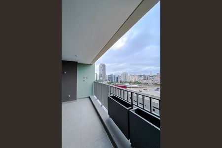Varanda da Sala de apartamento à venda com 2 quartos, 84m² em Vila Regente Feijó, São Paulo