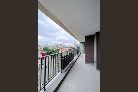 Varanda da Sala de apartamento à venda com 2 quartos, 84m² em Vila Regente Feijó, São Paulo