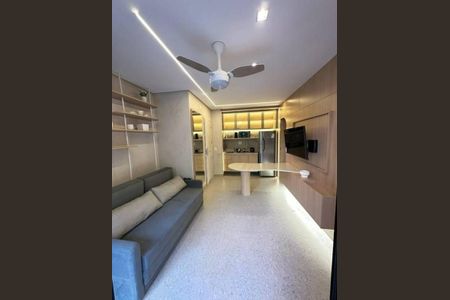 Sala/Cozinha de apartamento para alugar com 1 quarto, 38m² em Bela Vista, São Paulo