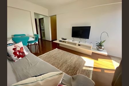 Sala de apartamento para alugar com 1 quarto, 57m² em Ponta da Praia, Santos
